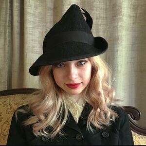 Elegant Black Women's Hat